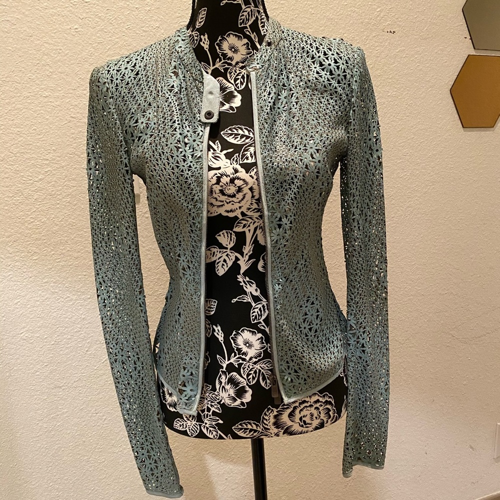 RARE Vintage Armani leather jacket